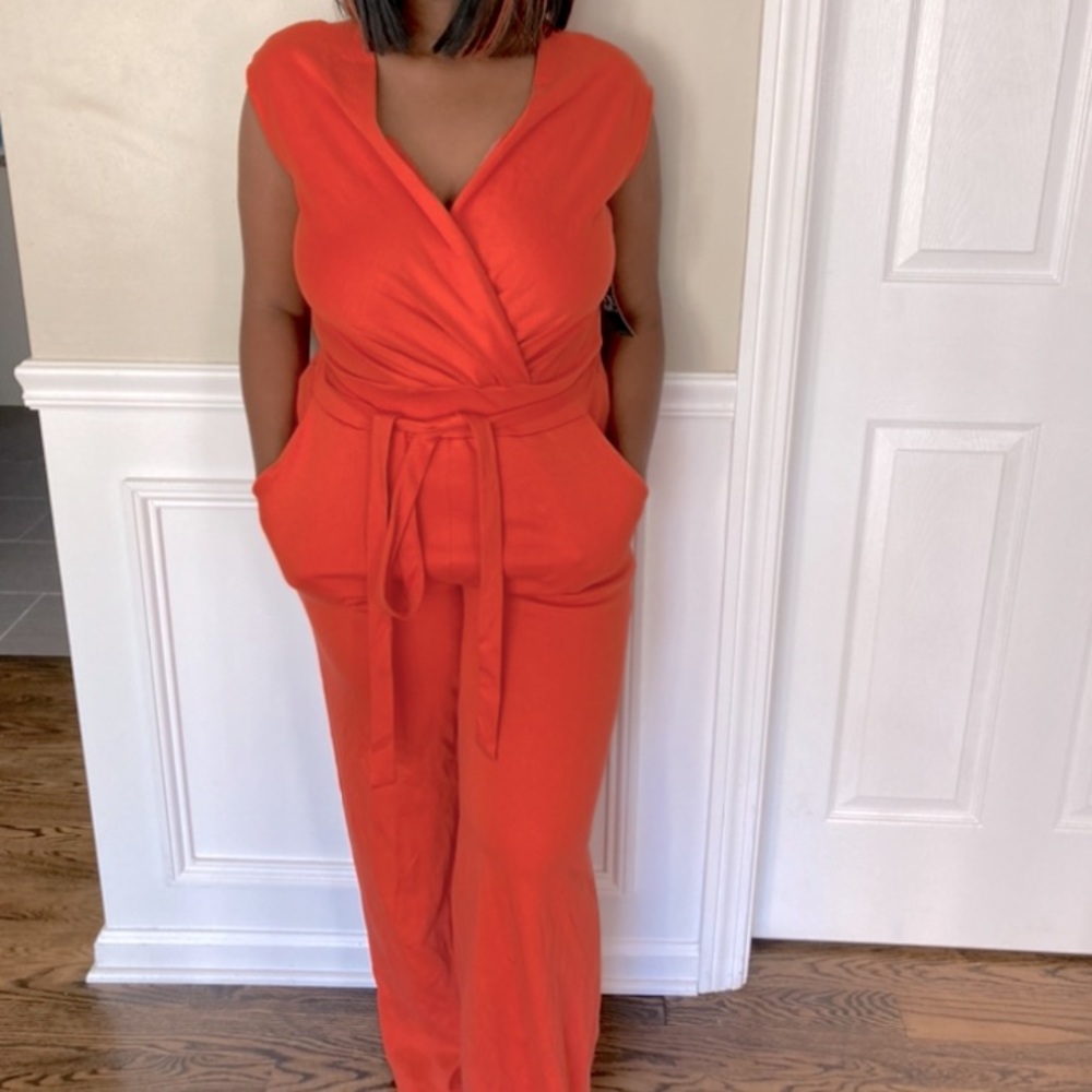 NY&C Orange Jumpsuit.